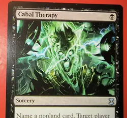 MTG, CABAL THERAPY , REGULAR FINISH/UNCOMMON 083/249, NM, EMA - Image 2
