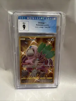 2020 Oranguru Vivid Voltage 199/185 Pokemon Card CGC 9 Mint - Image 1