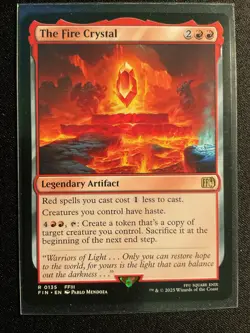 MTG The Fire Crystal (FIN 0135 Regular) Final Fantasy Near Mint - Image 1