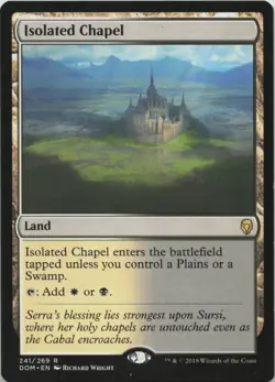 Isolated Chapel R Dominaria 241 - MTG - Image 1