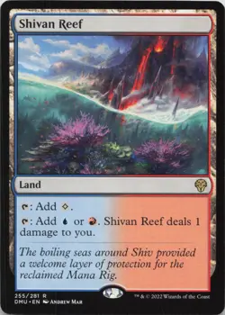 Shivan Reef R Dominaria United 255 - MTG - Image 1