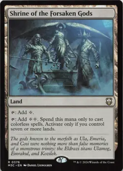 Shrine of the Forsaken Gods R Commander: Modern Horizons 3 376 - MTG - Image 1