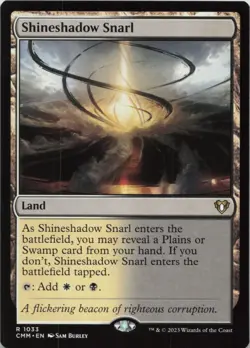 Shineshadow Snarl R Commander Masters 1033 - MTG - Image 1