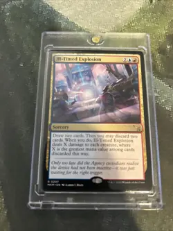 MTG Ill-Timed Explosion - Murders at Karlov Manor (MKM) #207 MTG - Image 3