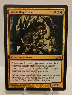 Gruul Ragebeast MTG Gatecrash Regular - Image 1
