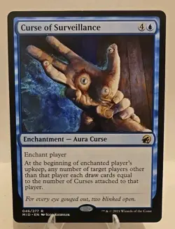 Curse of Surveillance MTG Innistrad: Midnight Hunt Regular - Image 1