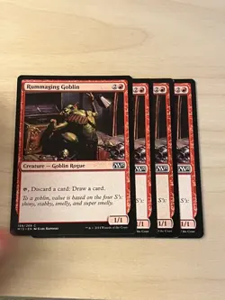 MTG - Rummaging Goblin - Magic 2013 (M13) #146 - Playset (X4) - Image 1