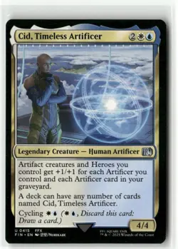 Cid, Timeless Artificer 0415 - FINAL FANTASY MTG NM - Image 1
