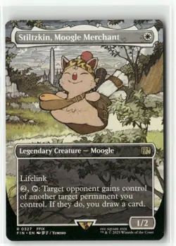 Stiltzkin, Moogle Merchant Borderless - FINAL FANTASY MTG NM - Image 1