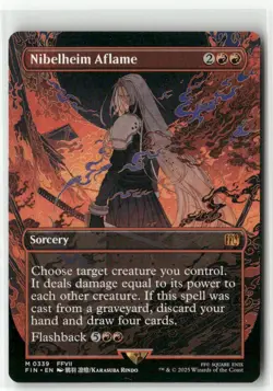 Nibelheim Aflame Borderless - FINAL FANTASY MTG NM - Image 1