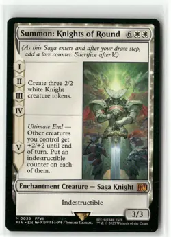 Summon: Knights of Round - FINAL FANTASY MTG NM - Image 1