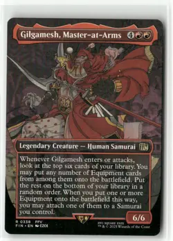 Gilgamesh, Master-at-Arms Borderless - FINAL FANTASY MTG NM - Image 1