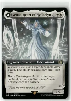 Venat, Heart of Hydaelyn Extended Art - FINAL FANTASY MTG NM - Image 1