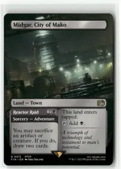 Midgar, City of Mako Borderless - FINAL FANTASY MTG NM - Image 1