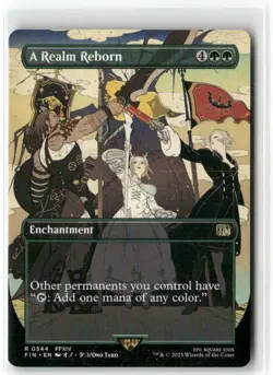 A Realm Reborn Borderless - FINAL FANTASY MTG NM - Image 1