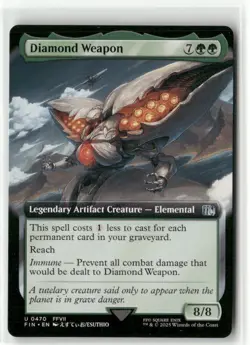 Diamond Weapon Extended Art - FINAL FANTASY MTG NM - Image 1
