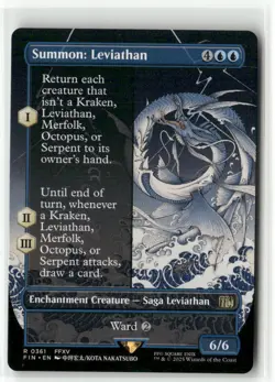Summon: Leviathan Borderless - FINAL FANTASY MTG NM - Image 1