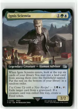 Ignis Scientia Extended Art - FINAL FANTASY MTG NM - Image 1