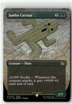 Jumbo Cactuar Borderless - FINAL FANTASY MTG NM - Image 1