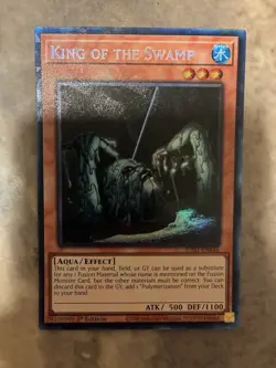Yugioh! TCG - King of the Swamp - Collector’s Rare - Justice Hunters- JUSH-EN046 - Image 1