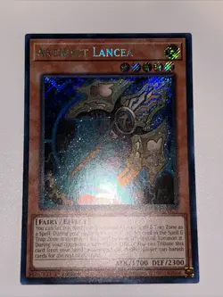 Yugioh Artifact Lancea BLMM-EN125 1st Edition Secret Rare - Image 1