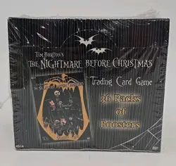 Factory Sealed Booster Box NECA Nightmare Before Christmas Trading Card Game 634482326794 - Image 1