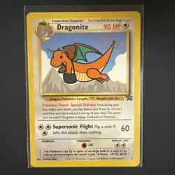 Dragonite The First Movie Promo Card Black Star Promo #5 Pokemon Card - Image 1