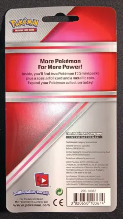 Pokemon Team Up Blister Pack With 2 Mini 3 Card Packs -Gengar & Mimikyu- Sealed - Image 2