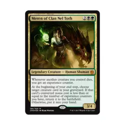 WOTC MTG Commander Anthology Meren of Clan Nel Toth (MR) (Foil) EX - Image 1