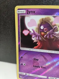 Jynx 30/68 LP/NM Reverse Holo Hidden Fates Pokemon Card blowing kisses hearts - Image 5