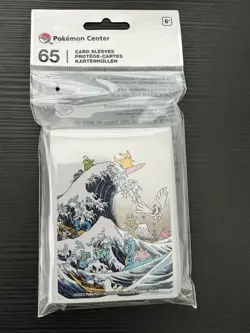 Pokemon Center Great Wave Pikachu and Friends Card Sleeves (65 Sleeves) - Image 1