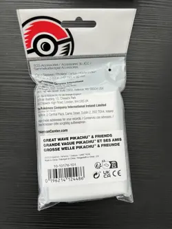 Pokemon Center Great Wave Pikachu and Friends Card Sleeves (65 Sleeves) - Image 2