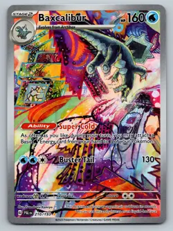 Baxcalibur 210/193 - Pokemon TCG Paldea Evolved Illustration Rare Card NM - Image 1