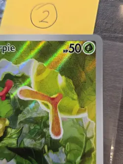 Caterpie 172/165 Holo Illustration Rare Pokemon 151 Card Near Mint English - Image 3