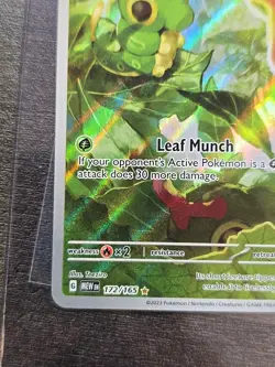 Caterpie 172/165 Holo Illustration Rare Pokemon 151 Card Near Mint English - Image 5