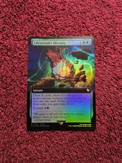MTG Lifestream's Blessing 0122 Extended Art Final Fantasy Foil - Image 1