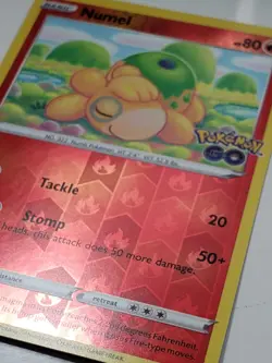 HOLO Numel 013/078 NM / M - DITTO UNPEALED - REVERSE Pokemon GO TCG Card - Image 3