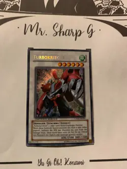 TURBOKRIEGER - LIMITIERTE AUFLAGE CT05-DE004DE Yu-Gi-Oh! CARD SECRET RARE HOLO - Image 2
