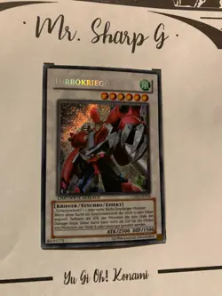 TURBOKRIEGER - LIMITIERTE AUFLAGE CT05-DE004DE Yu-Gi-Oh! CARD SECRET RARE HOLO - Image 3