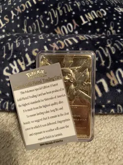 Pikachu - BK 23k Gold Plated Metal Promo Near Mint Pokemon Card - Image 3