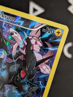 Zekrom XY76 Black Star Promo Full Art Holo Pokemon Card NEAR MINT - Image 2