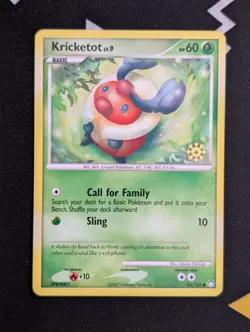 Pokemon Card Kricketot 86/123 Advent Countdown Calendar Snowflake Stamp Promo EX - Image 1