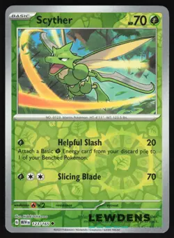 Syther - 123/165 - Reverse Holo - Scarlet & Violet 151 - Pokemon Card - LP - Image 1