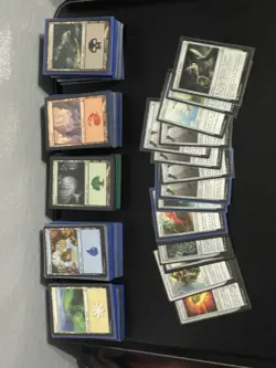 350 MTG Magic the Gathering Commons Uncommons Rares Dual Colors Lot - Image 4