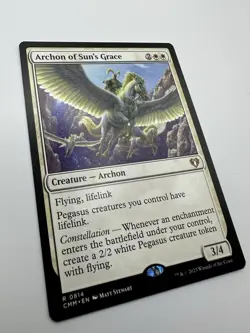 MTG TCG Archon of Sun's Grace Commander Masters Regular - Image 2