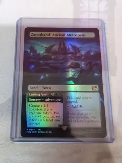 MTG - Zanarkand, Ancient Metropolis - Borderless Foil - Final Fantasy: UB - Image 1