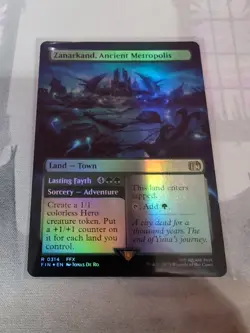 MTG - Zanarkand, Ancient Metropolis - Borderless Foil - Final Fantasy: UB - Image 2