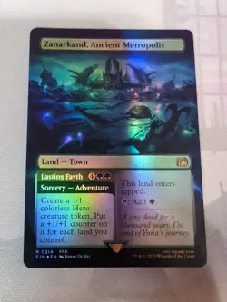 MTG - Zanarkand, Ancient Metropolis - Borderless Foil - Final Fantasy: UB - Image 3