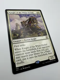 MTG TCG Knight of the White Orchid Commander 2021 Regular - Image 3