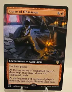 Curse of Obsession (Extended Art) MTG Commander: Innistrad: Midnight Hunt Reg - Image 1